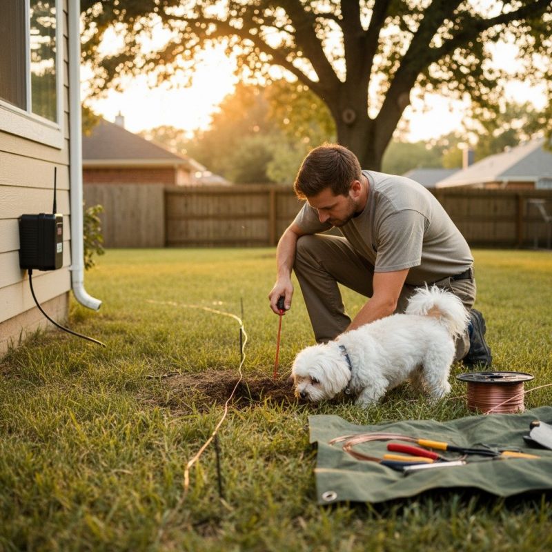 Dog Fence Installation