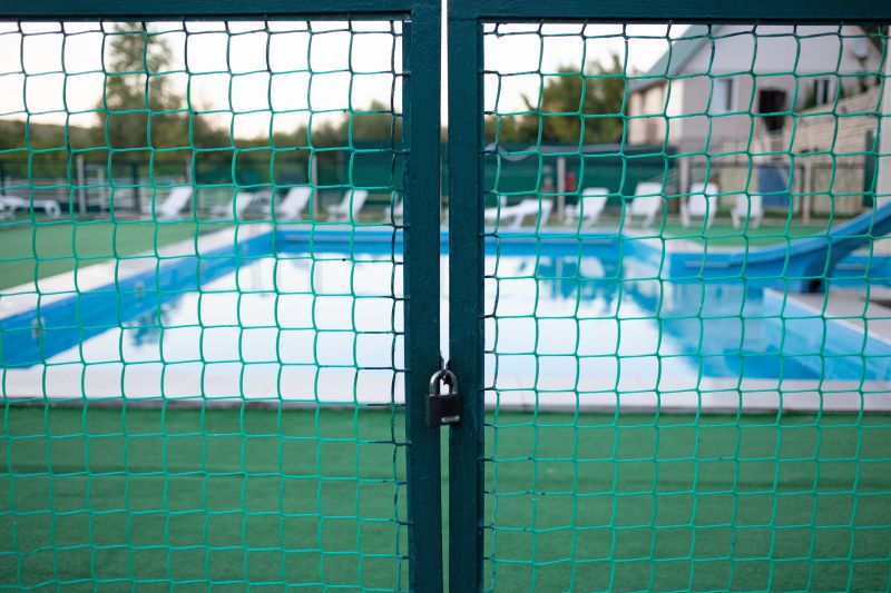 Mesh Fence with Child-proof Lock